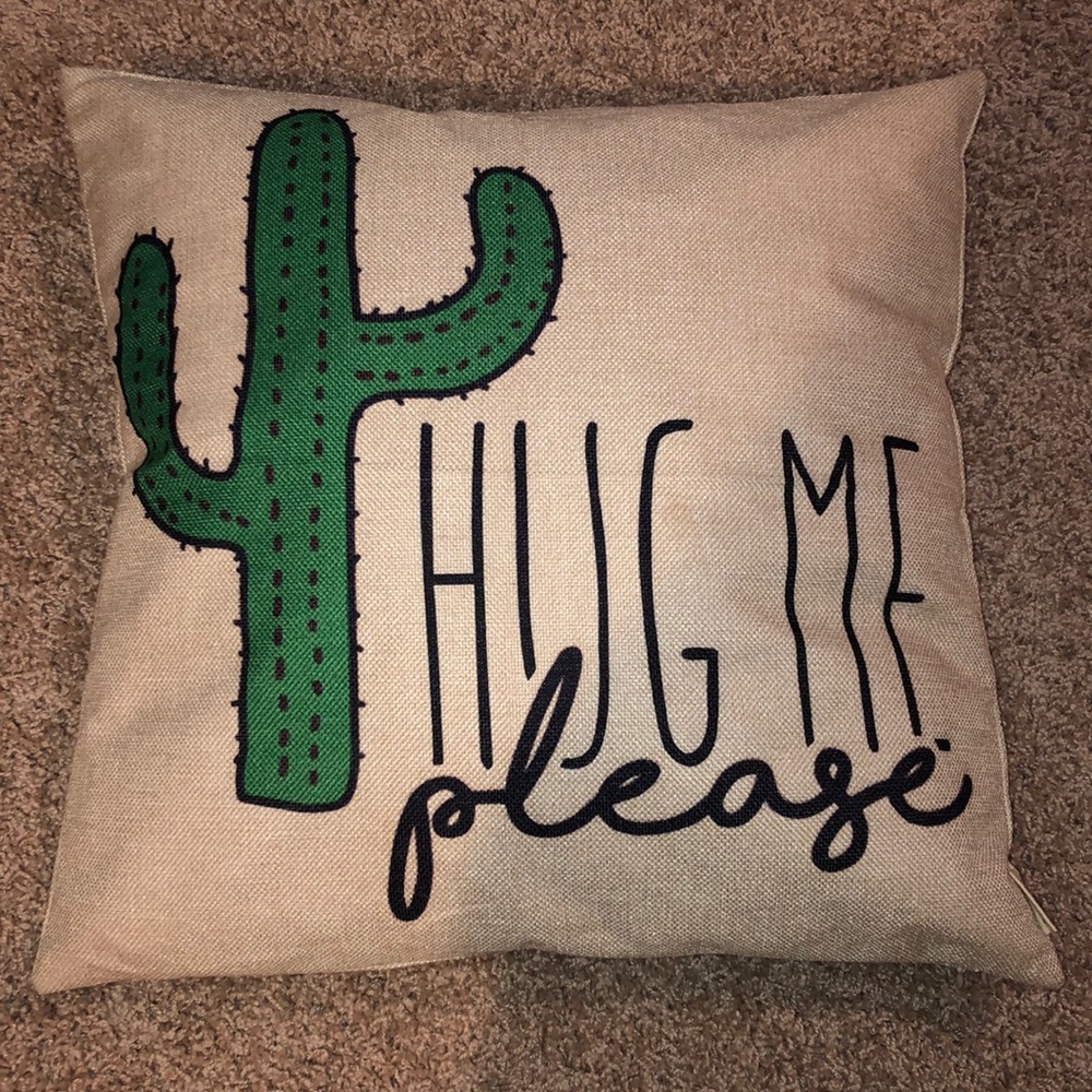 Cactus pillow
